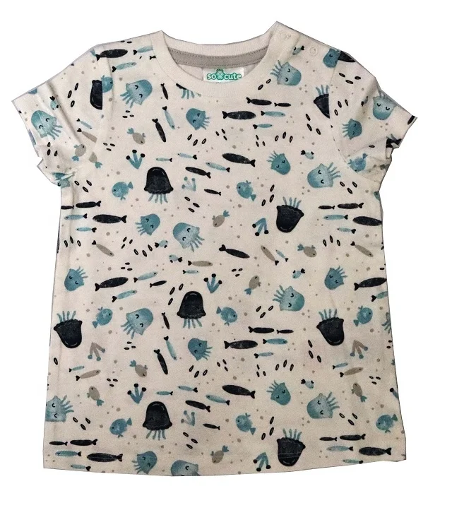 
Latest Design Summer soft Kids T Shirt Of Children T-shirts From Bangladesh 