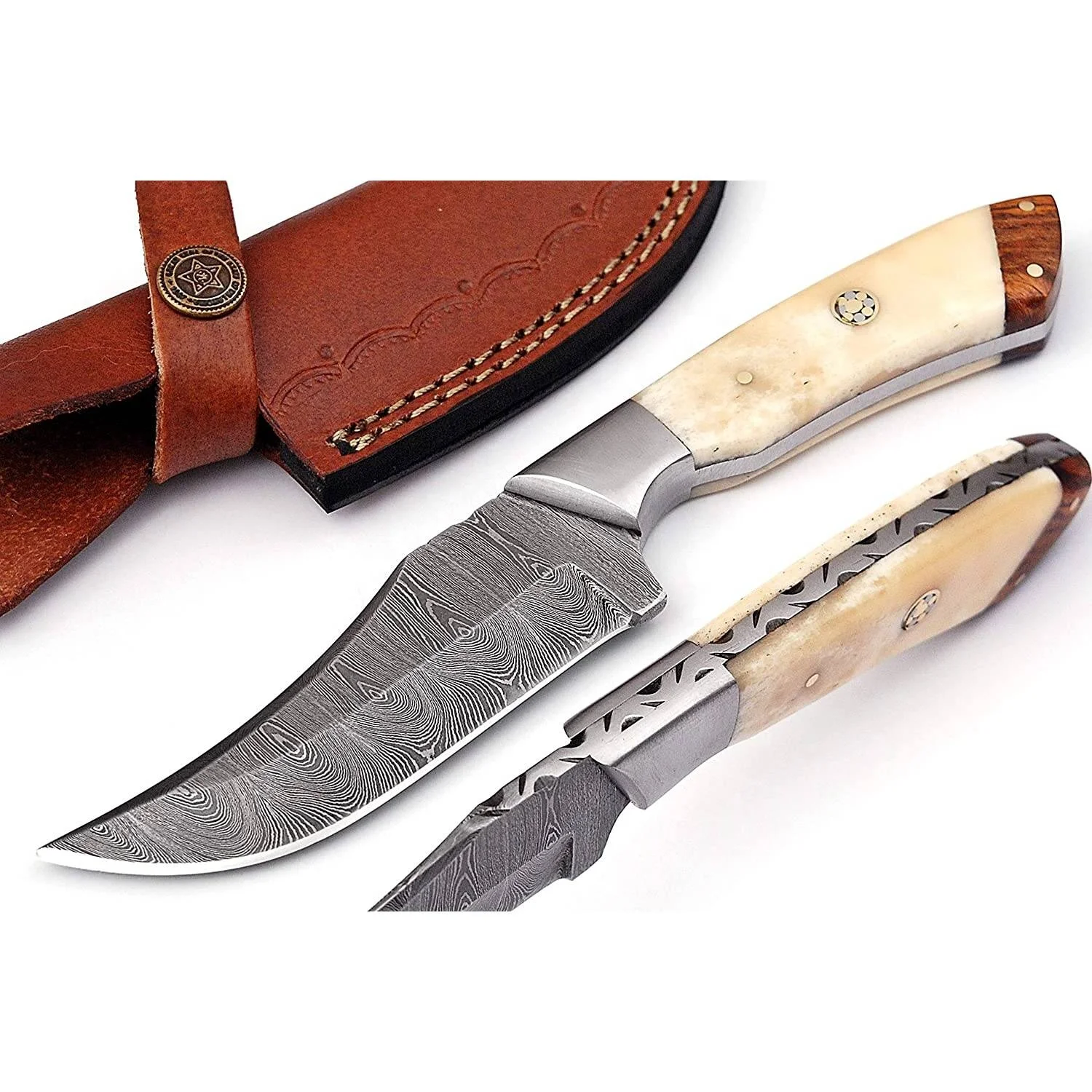 Handmade Hunting Knife Skinning Knife Camping Knife Overall 8'