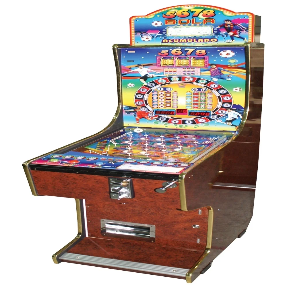Kwang Yi New 8 Balls Coin Operated Gaming Coin Pusher Pinball Machine-A/ Kwang Yi Buena Maquina Pinball 8 Bolas