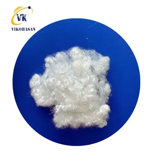 Biggest Vietnam factory fiber of Recycled Polyester Staple Slick Fiber top high quality for furniture stuffing pillow filling