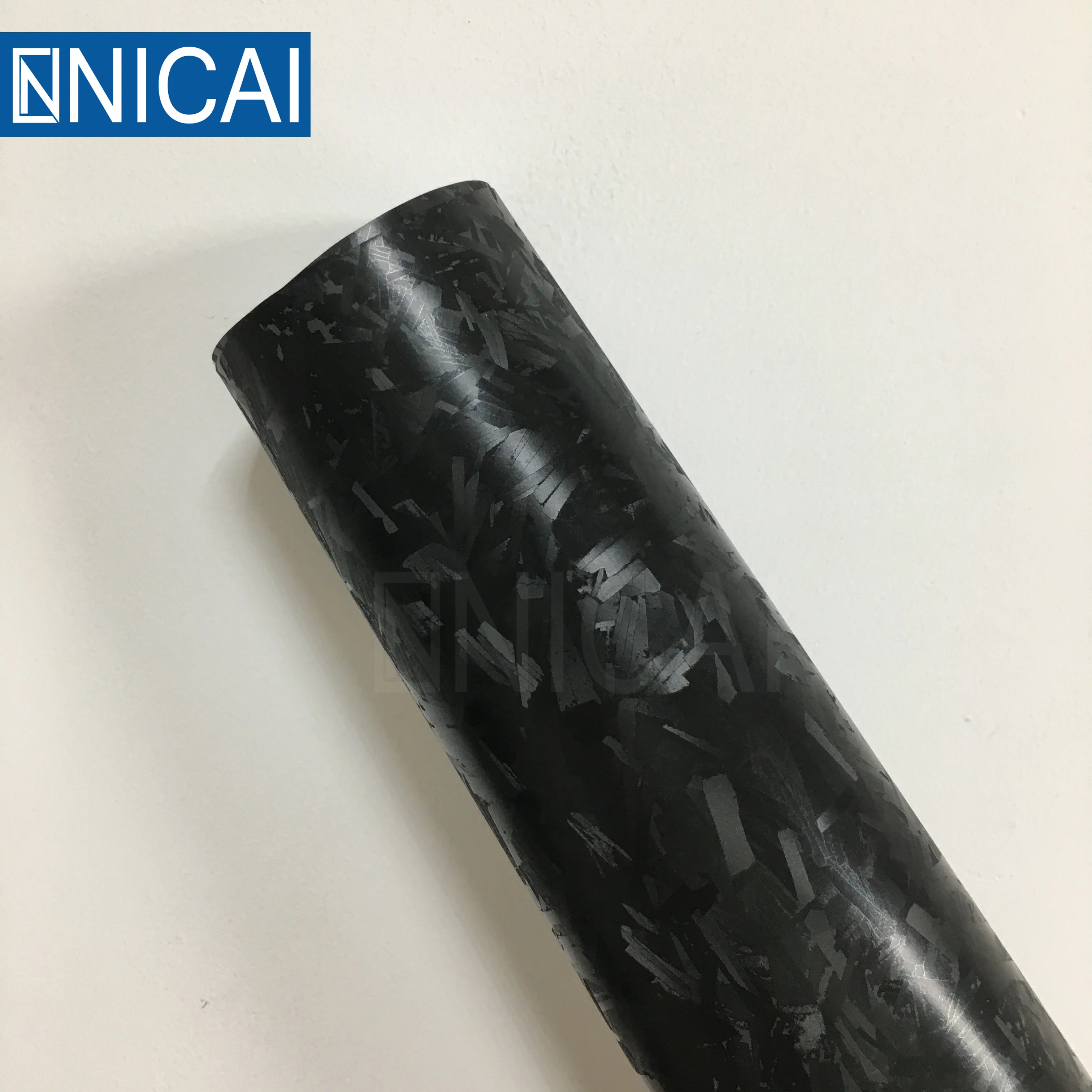 NICAI Forged Carbon Vinyl Laptop Skin Automobiles 3D Black Carbon Fiber Phone Sticker Vinyl Film for Laptop Skin OEM ODM Wrap