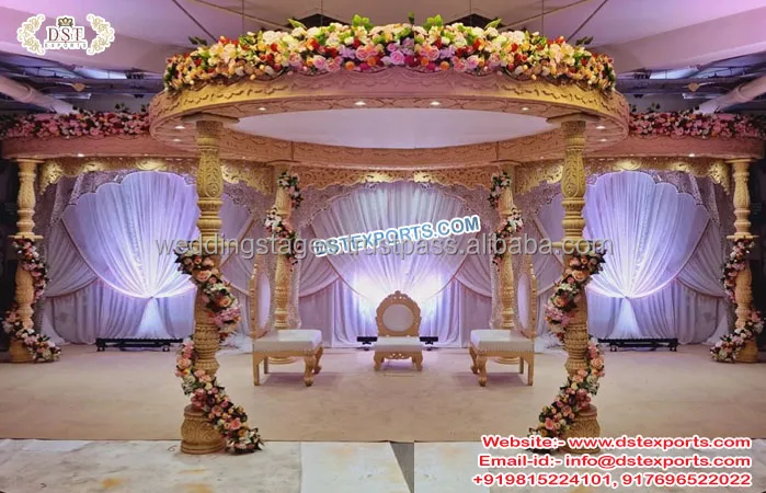 Maharaja Wedding Mustache Style Mandap Decor Royal Maharaja Style Wedding Mandap Destination Wedding Royal Mandap Decoration