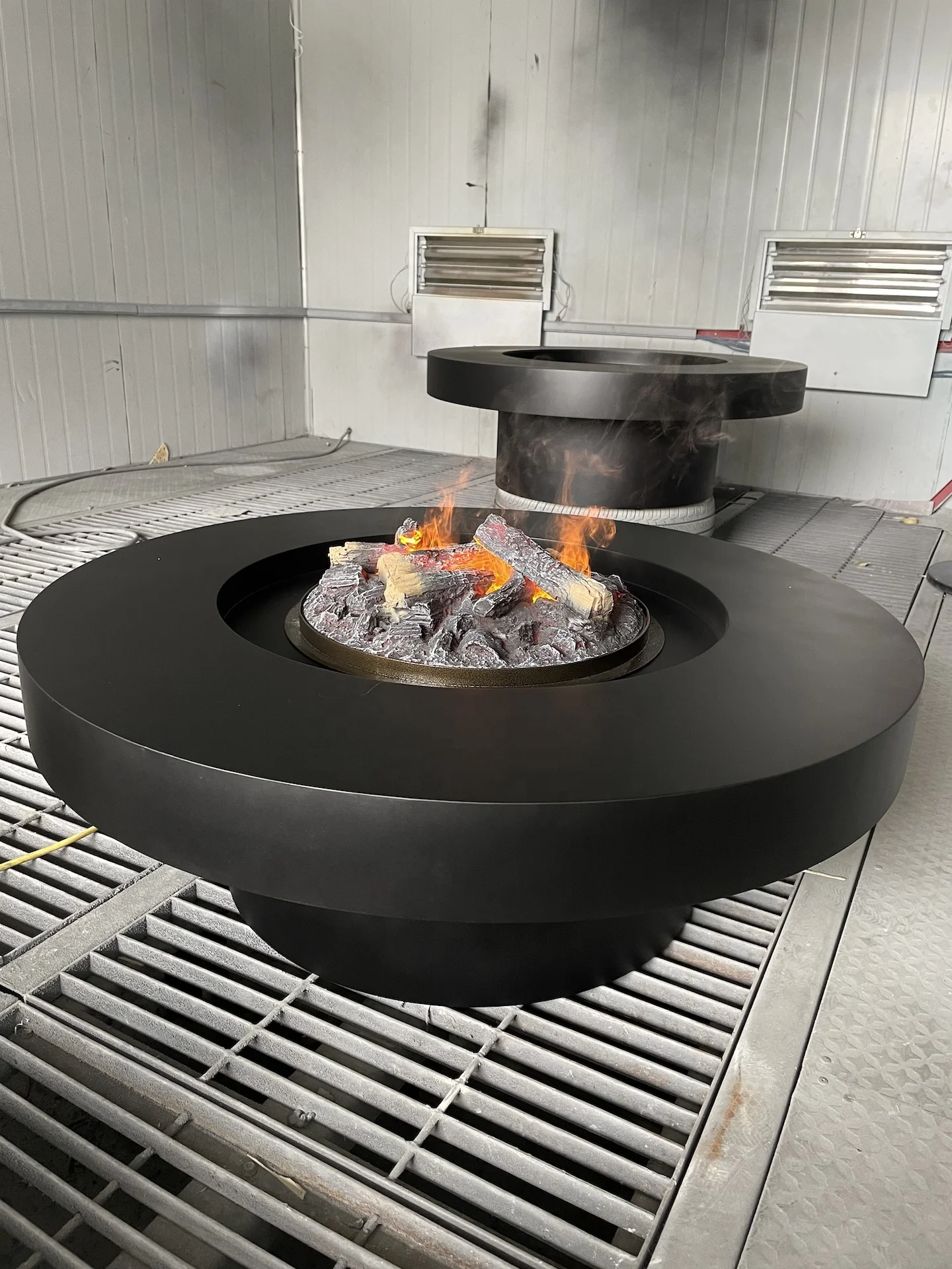 100cm Dia Round Shape Vapor Fireplace Steam Fireplace Water Fireplace for Indoor Use Fire Pit Style