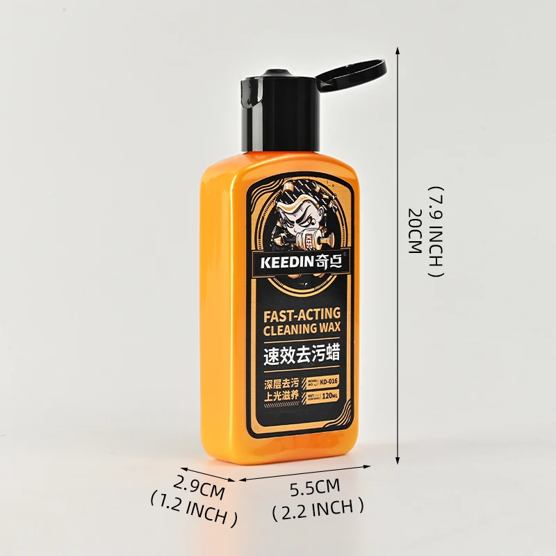 KD-016 Car Liquid Cleaning Wax Car Paint Deep Decontamination Wax Varnish Protection Wax Car Detailing Products 120ml