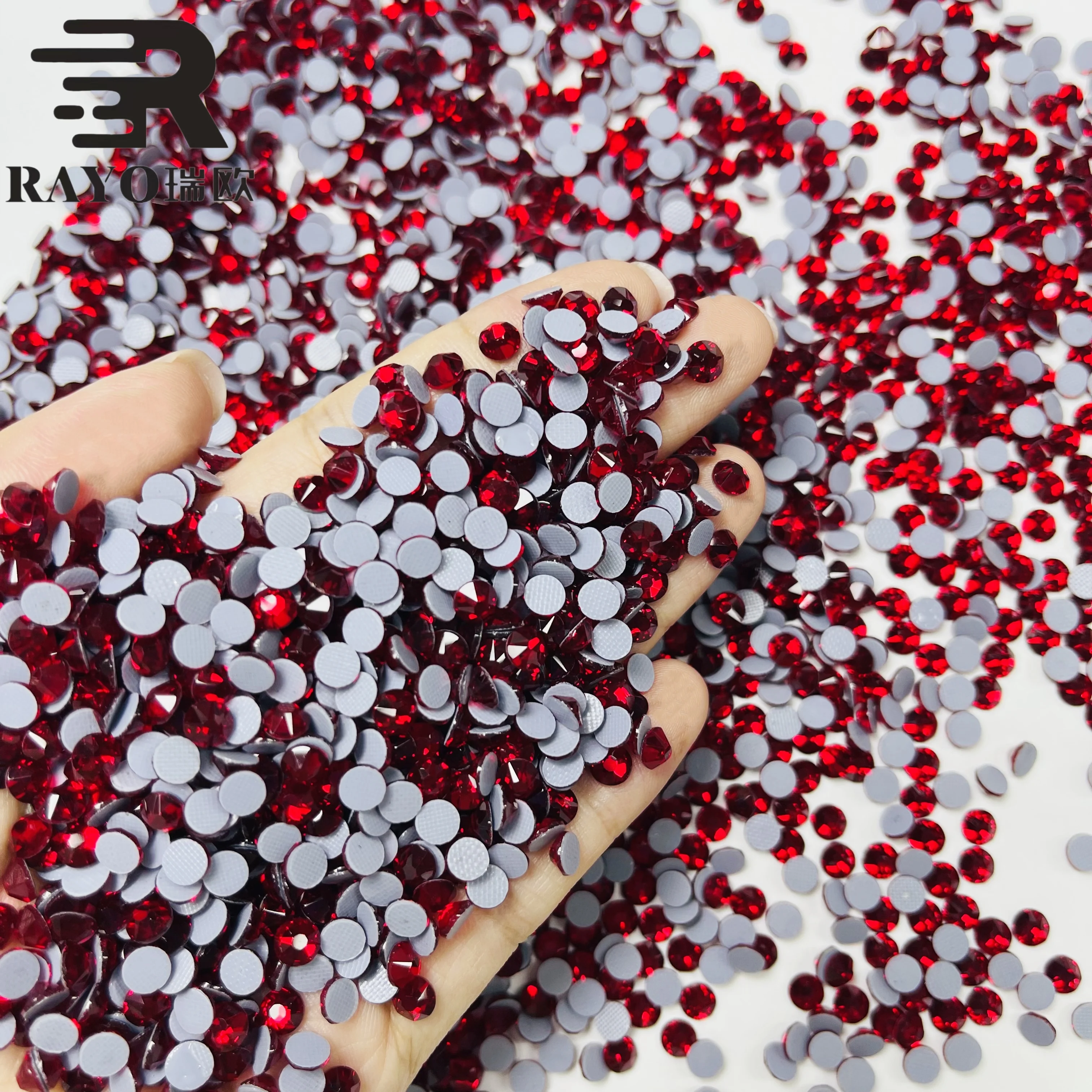 High Quality 16 Cutting Ss10 Ss16 Ss20 Ss30 washable glue Korean Rhinestones Manufacturer Hot Fix For Jewelry Clothes And Shoes