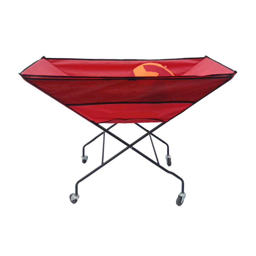 Waising Sports Portable Volleyball Ball Cart Storage Cart with Wheels