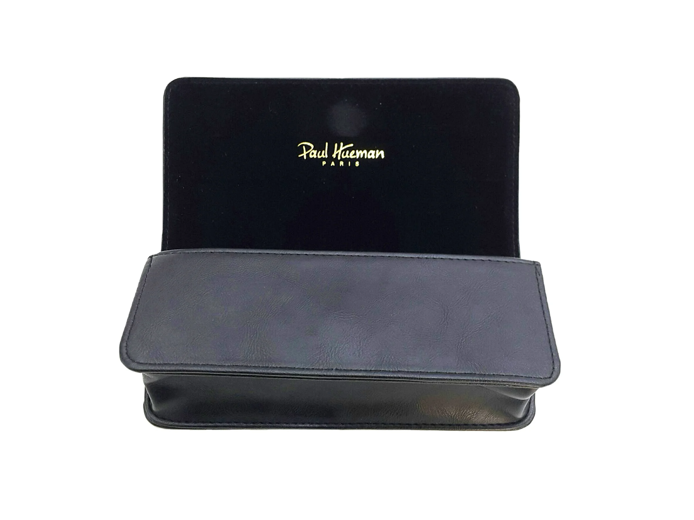 Custom Stamping Logo PU Leather Sunglasses Pouch