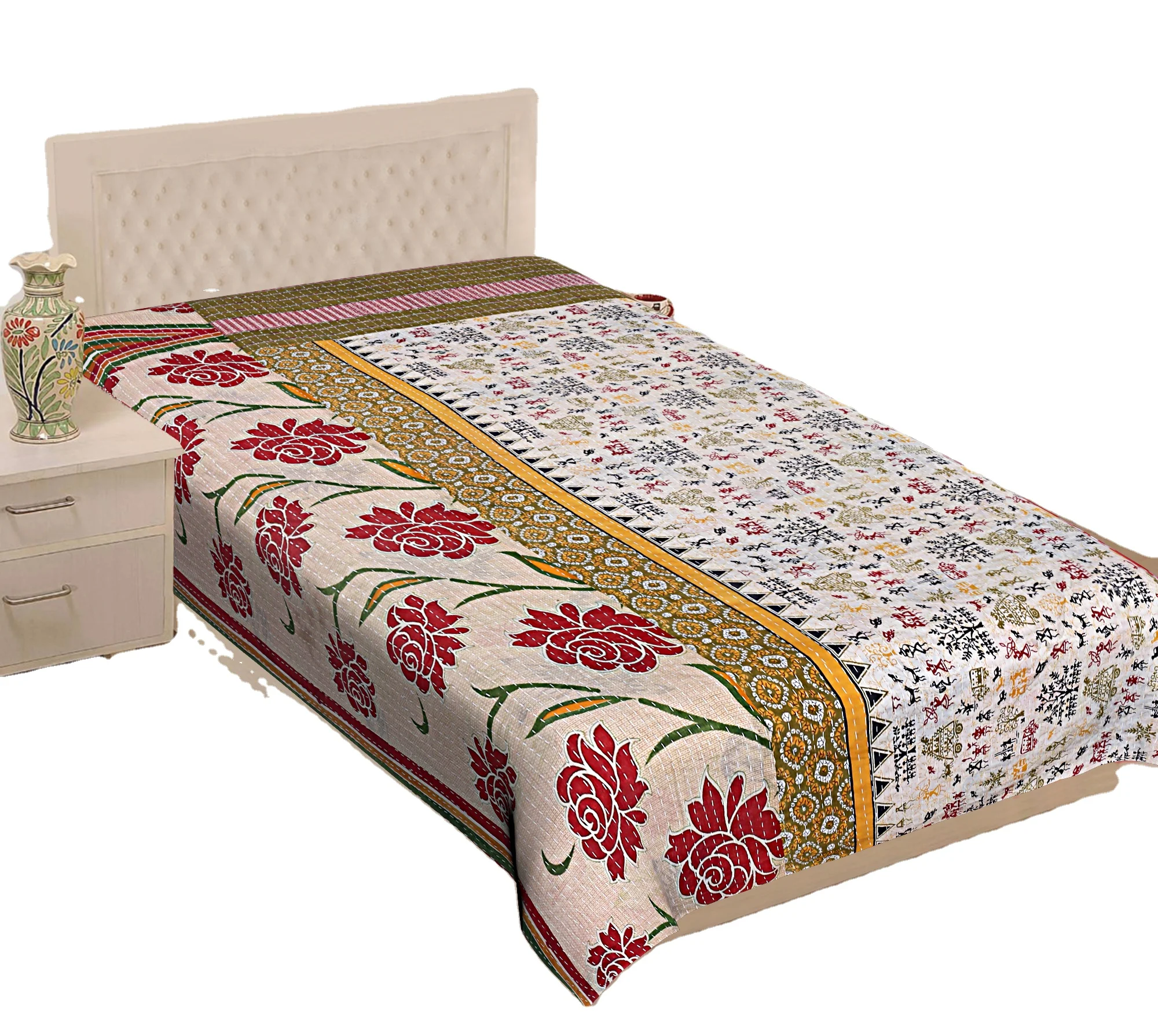 Индийское постельное белье, одеяло kantha, винтажные одеяла ручной работы для продажи, пляжный плед, хлопковые индийские одеяла kantha для кровати