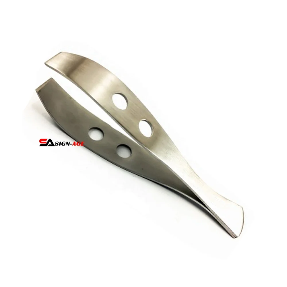 2024 Best Design Fish Bone Tweezers Stainless Steel Kitchen Fish Bone Tweezer Tool With Private Label
