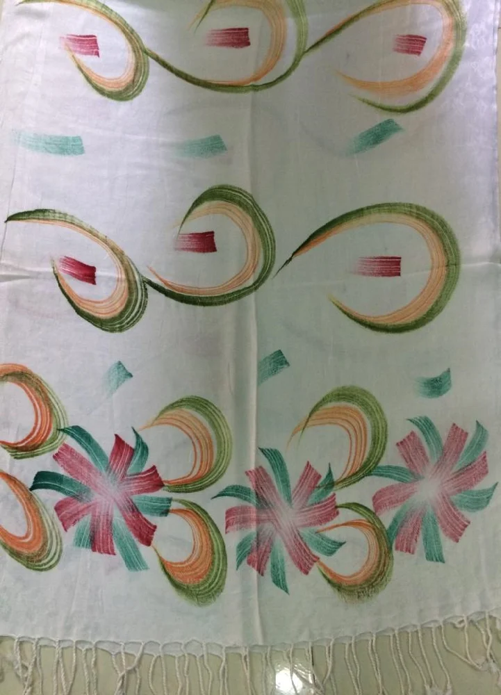 Новейшие фабричные мягкие шали с принтом Раскрашенные вручную шарфы и премиум качества