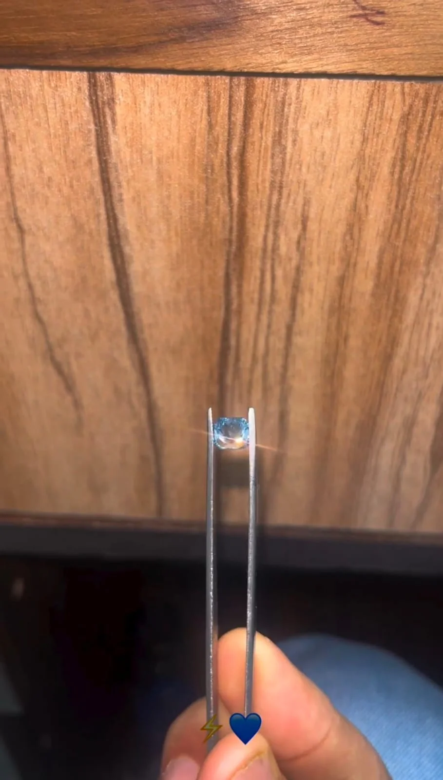 1.57 Ct Intense Blue Square Radiant Cut Loose Diamond for Any Jewelry Piece