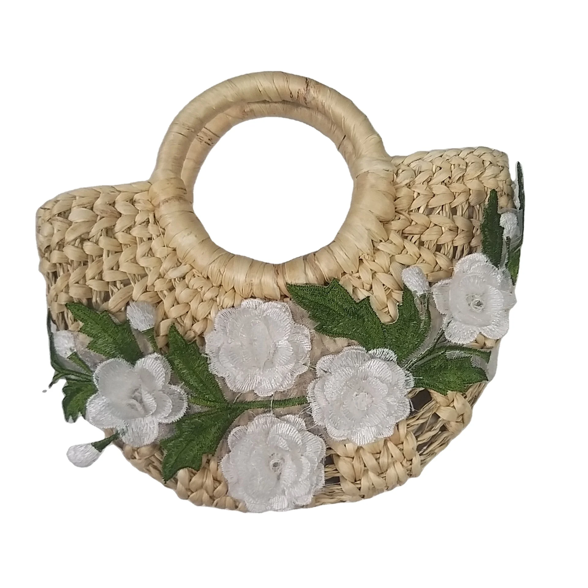 Handmade Woven Bag Type Material Color Natural Size Customize Wholesale Price Vietnam Handcrafted Water Hyacinth Bags