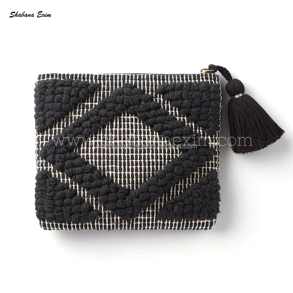 Zipper Clutch Bag Bohemian Comfy Laptop Bag for women Shoulder Bag Daily Use  in Different Size from India