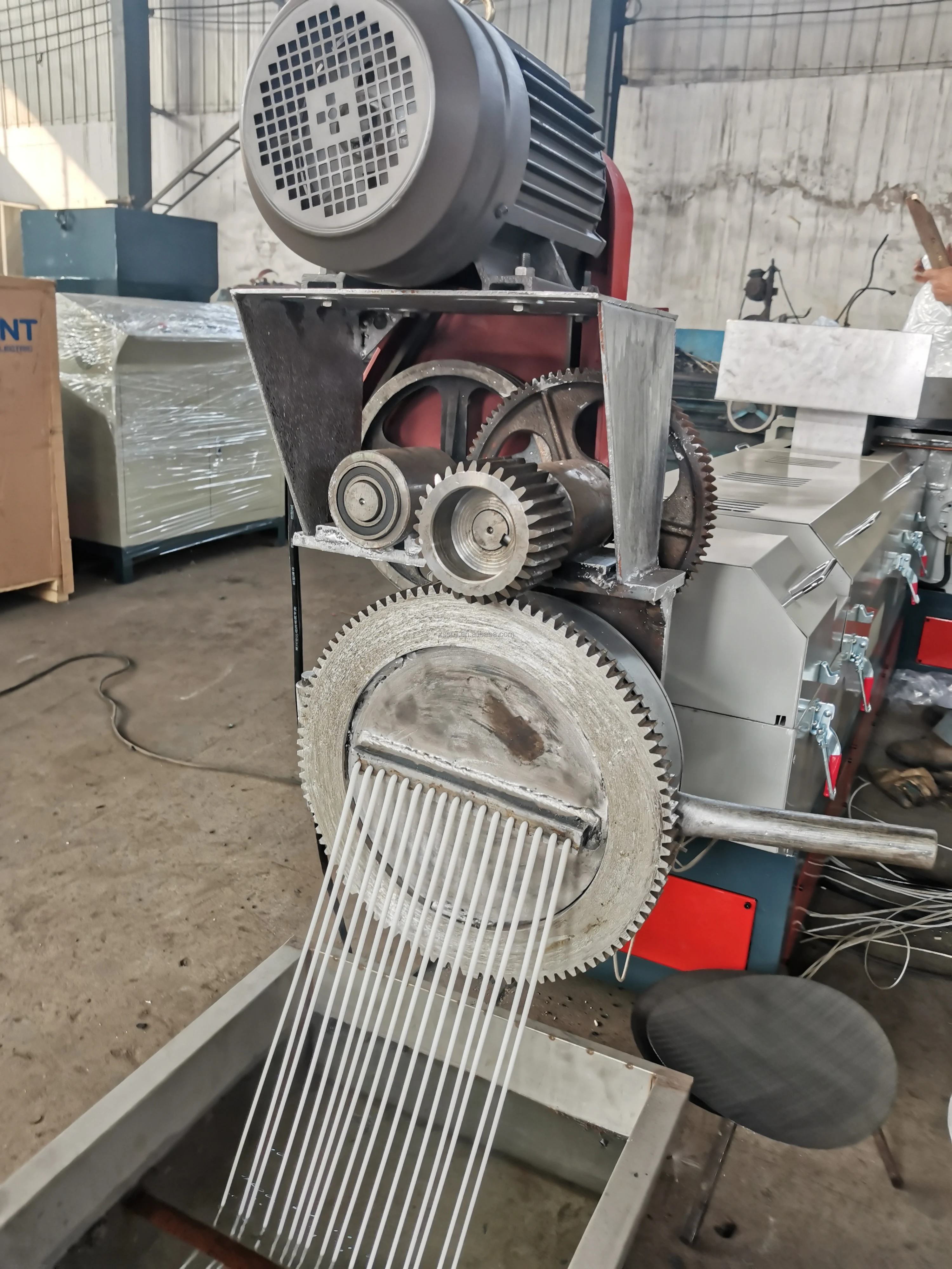 extruder machine plastic recycling waste  pelletizer pp pe plastic granulator plastic film