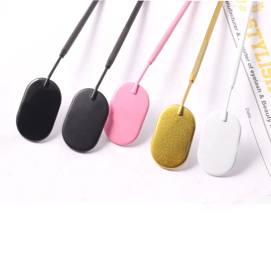 Factory direct grafting eyelash inspection mirror Features Personalized Type Cosmetic Mirror Finishing Silver