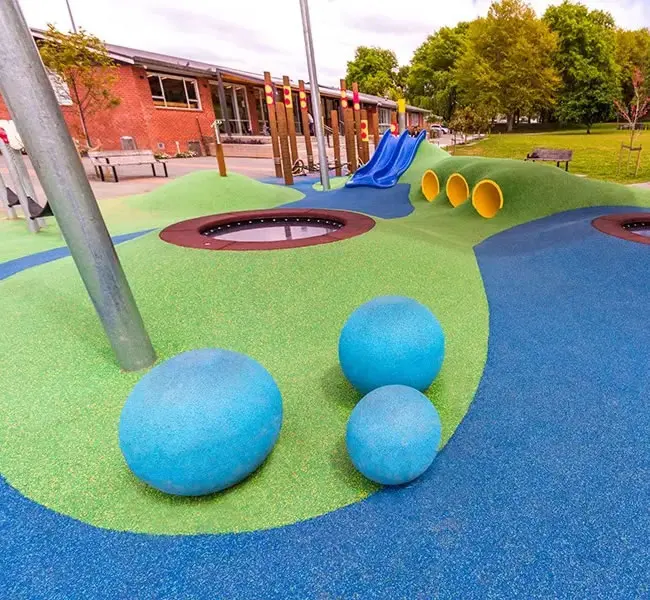 Rubber Running Track Athletic Track   on the Playground Athletic Plastic Rubber Track EPDM Particles
