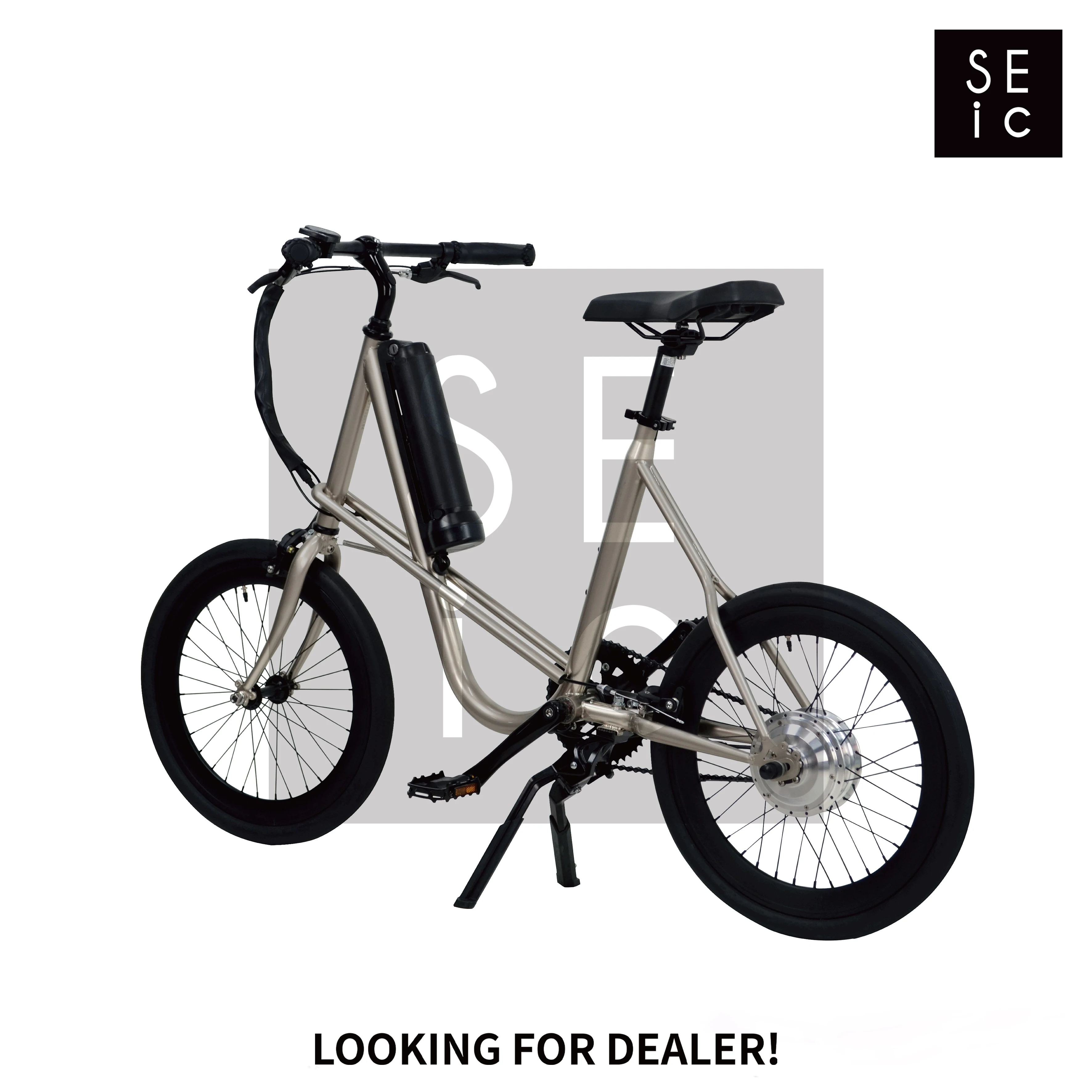Agent Dealer Distributor,  SEic miniu titan silver black wheel electric assist bicycle Gentle style ebike speed pedelec