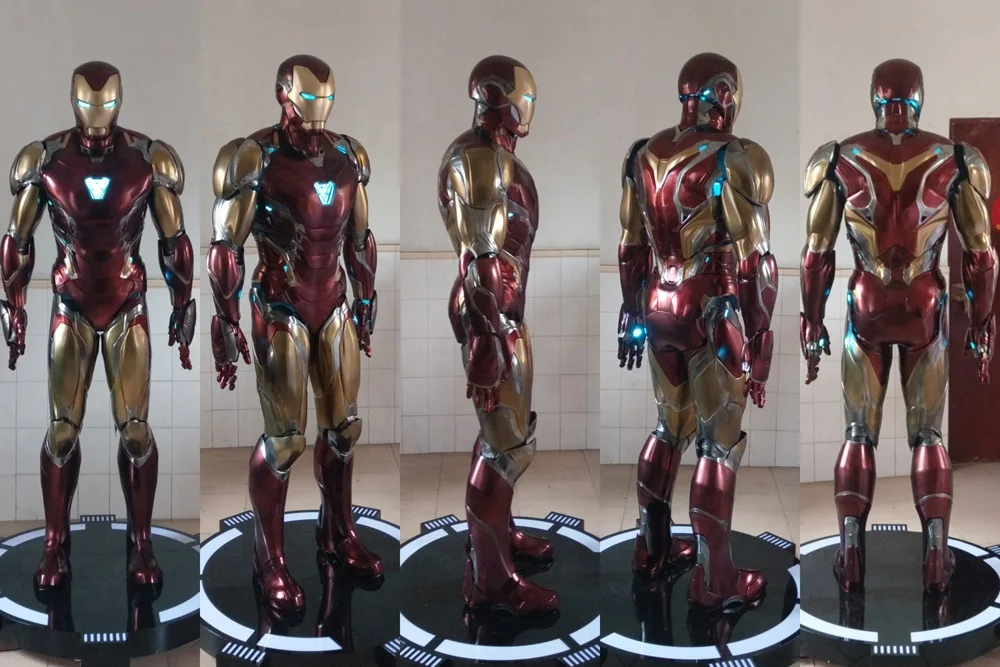 Customized wearable robot suit Superhero  Cosplay mark 85 suit iron man mark 85 mascot costume
