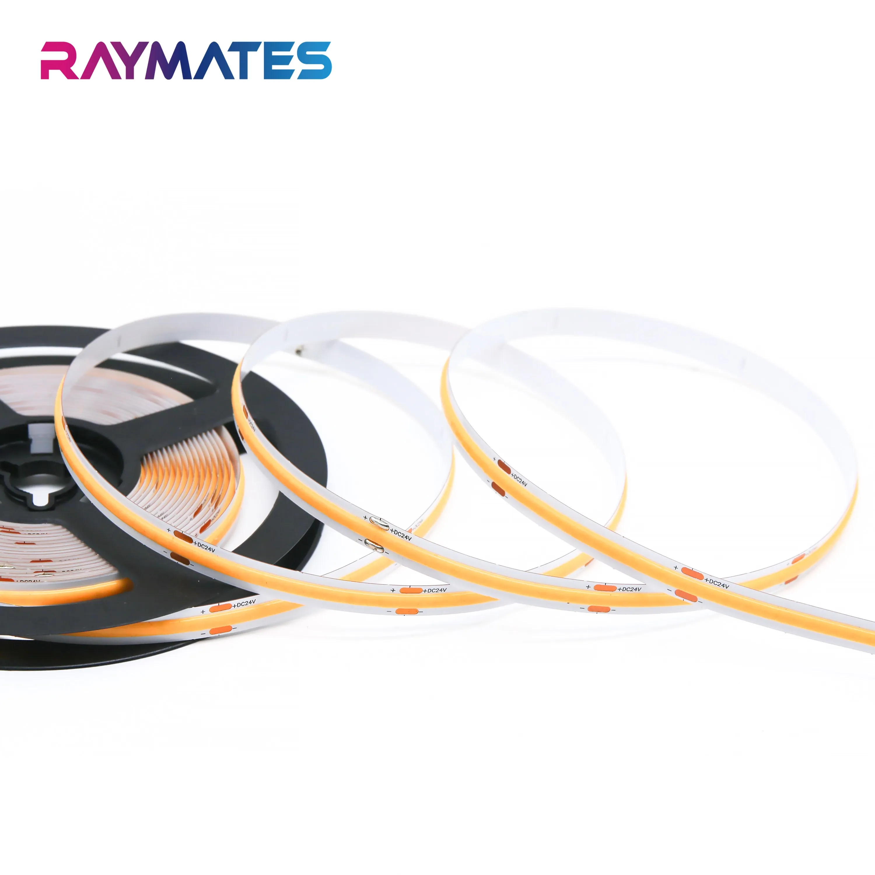 High CRI 90 COB LED Strip Light 480LED 2500K Warm White Flexible Tape CE ROHS Compliant 3 Years Warranty 24V COB LED Strips