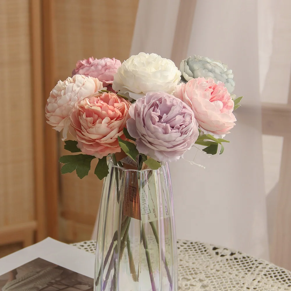 Transworld Wedding Flowers Artificial Flower Arrangements for Wedding Event Party Decoration Table Centerpiece Flower
