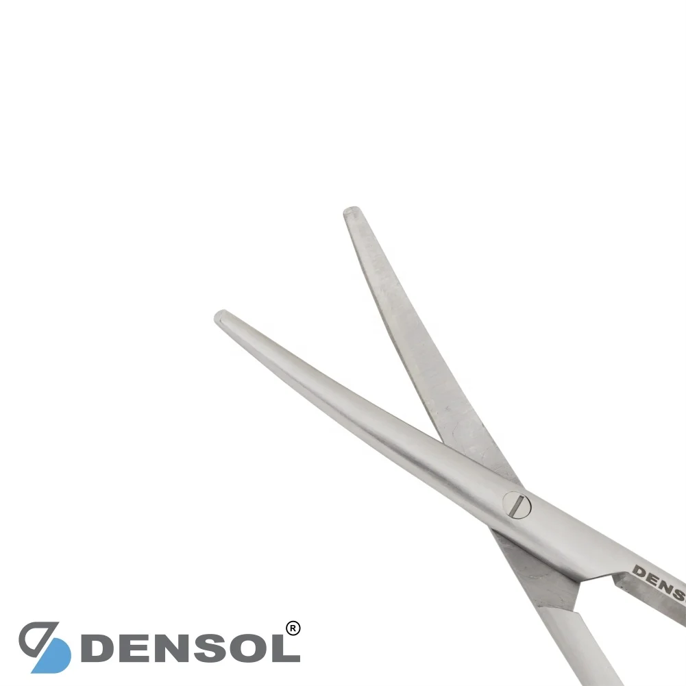Tungsten Carbide Surgical Scissors Metzenbaum Curved 14.5cm Dental Scissors Dental Instruments Sharp Blades