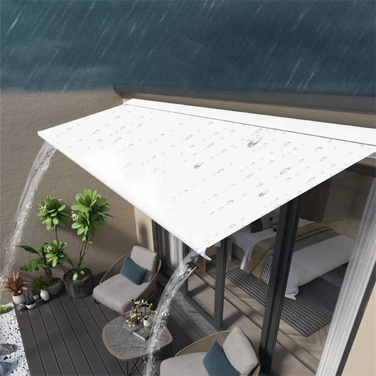 Навес из морской ткани для наружного использования, навес из поликарбоната от солнца на балконе для наружного освещения внутреннего дворика, крыша, контейнер, навес