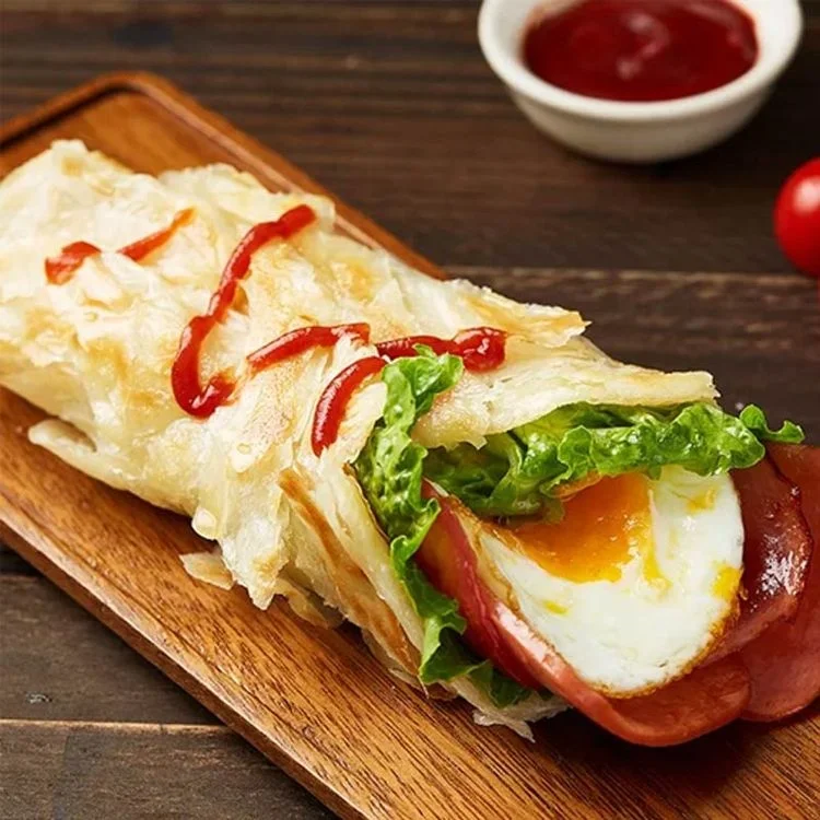 HACCP Сертифицированный тертый блин ручной захватной паратха торт