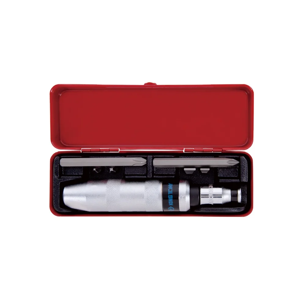 KING TONY 8 PCS 1/2 inch Screwdriver Bit Set Drive Manual Reversible Impact Driver 4108FR