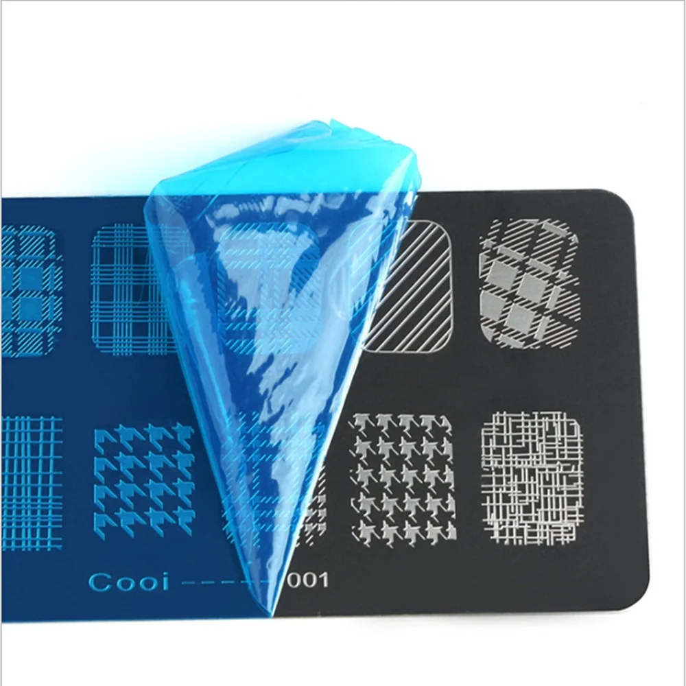 Nail Plates Art Hot Set Rubber Machine Making Custom Stamp for Holders License Silicone Foil Customized Designer Stamping Plate