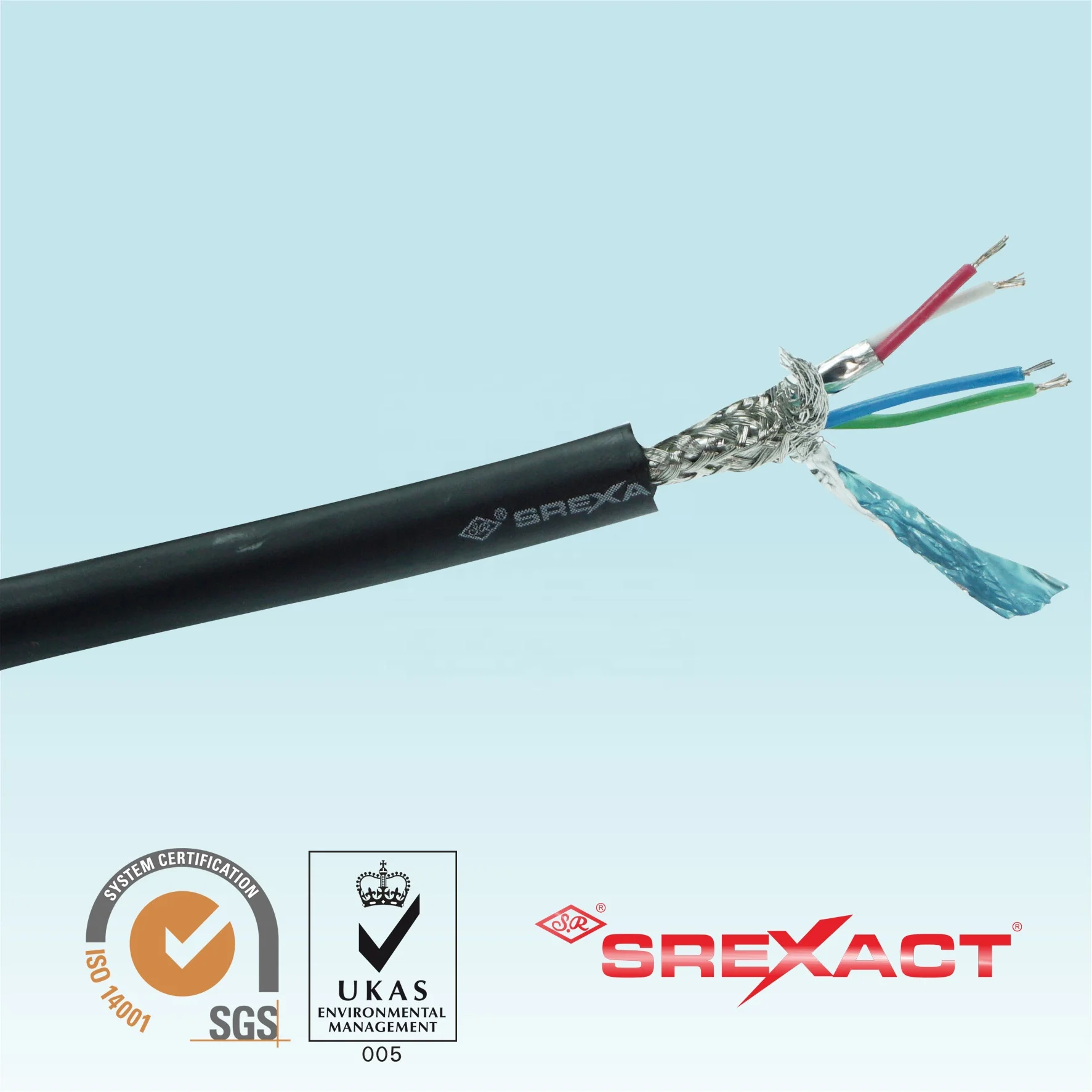 Кабель dmx 512 из алюминиевой фольги и оплетки с двойным экраном