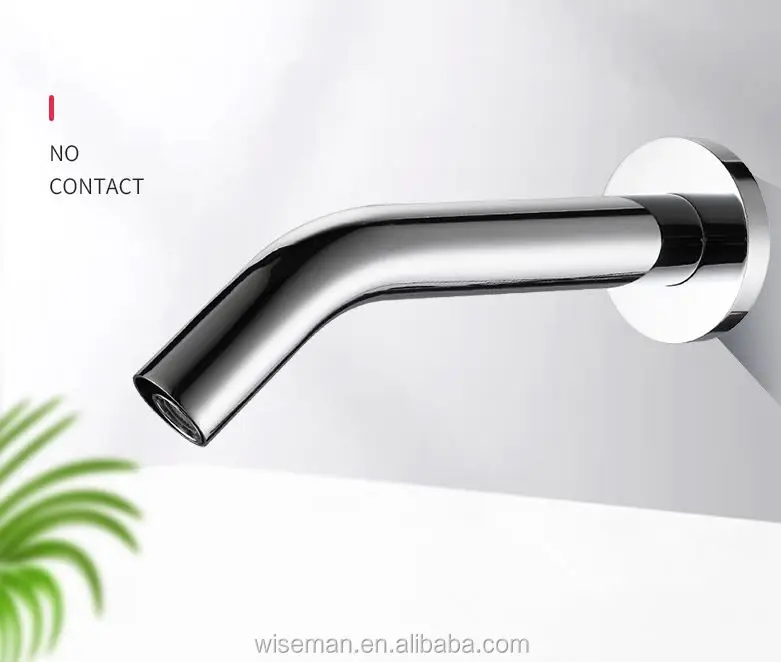 Wall Mount Touchless BRASS INFRARED INDUCTIVE SENSOR FAUCET Motion Sensor Water Tap