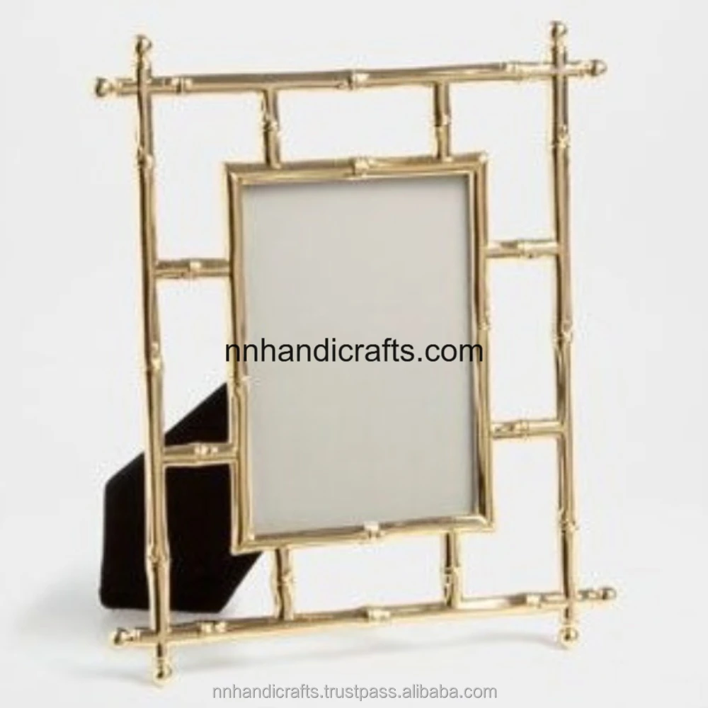 Postmodern Metal Steel Silver Powder Coated Rectangular Hammered Wall Frames Photo Frame Table top Photo Frame For Husband Wife