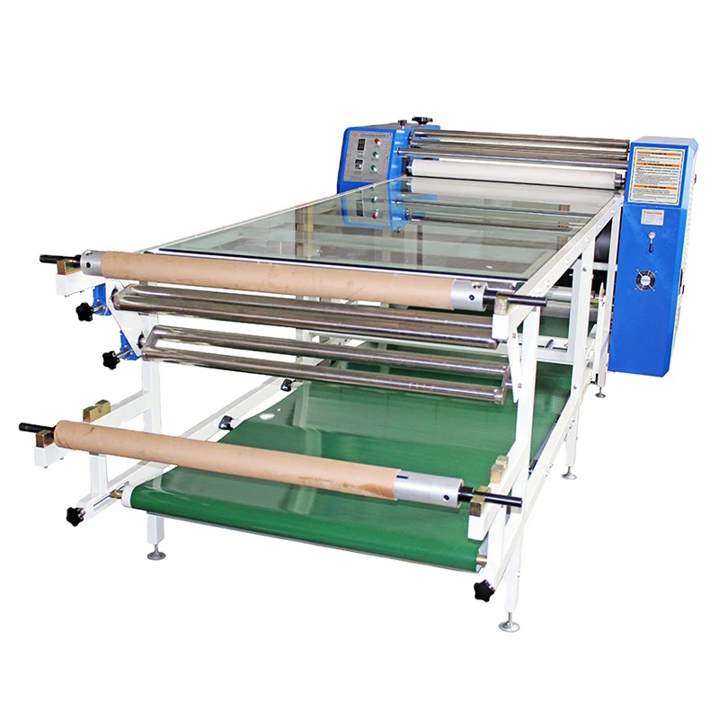 factory 1.8m automatic electric heat press roller machine fabric textile electric heating roller sublimation transfer