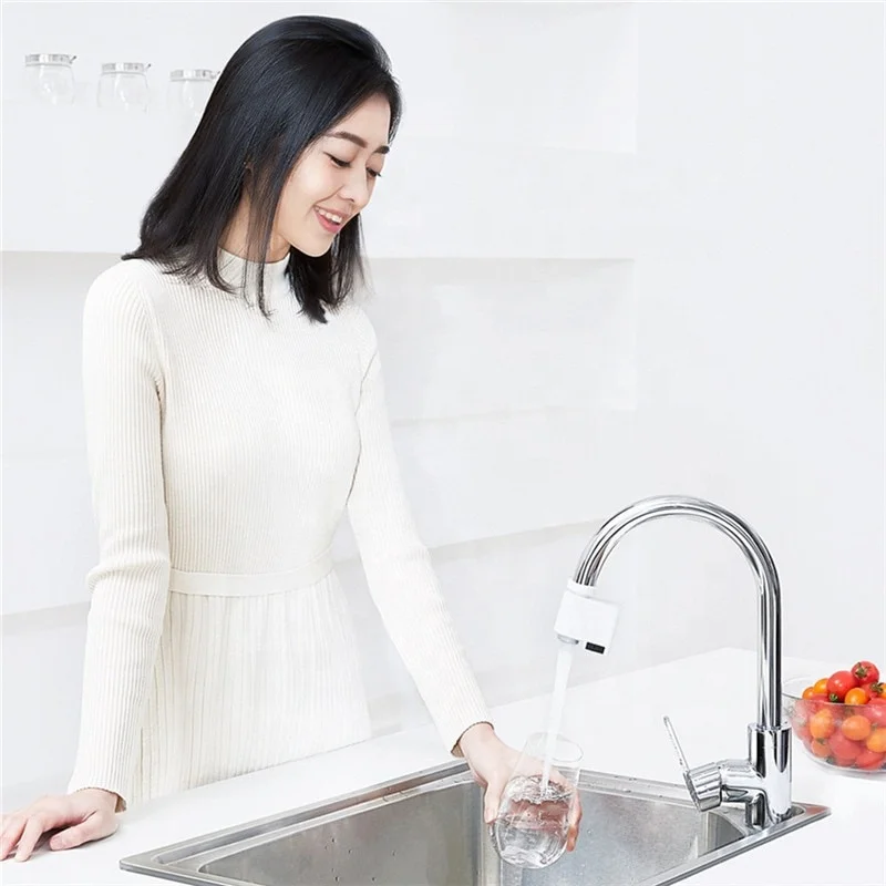 Xiaoda Smart Sensor Faucet Automatic Water Saver Tap Infrared Dual Sensors Automatic Kitchen Inductive IPX6 Waterproof Faucet