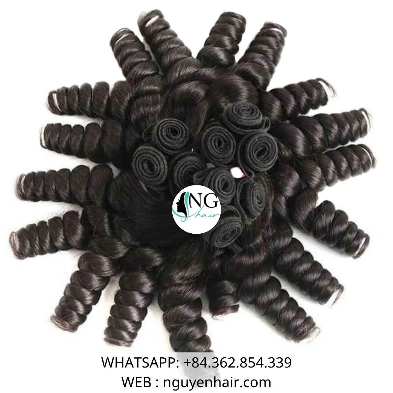 Best Price 100% Real Image Real Unprocessed Human Hair Fumi Curly Bulk Hair Can Customize All Color All Style For Black Women