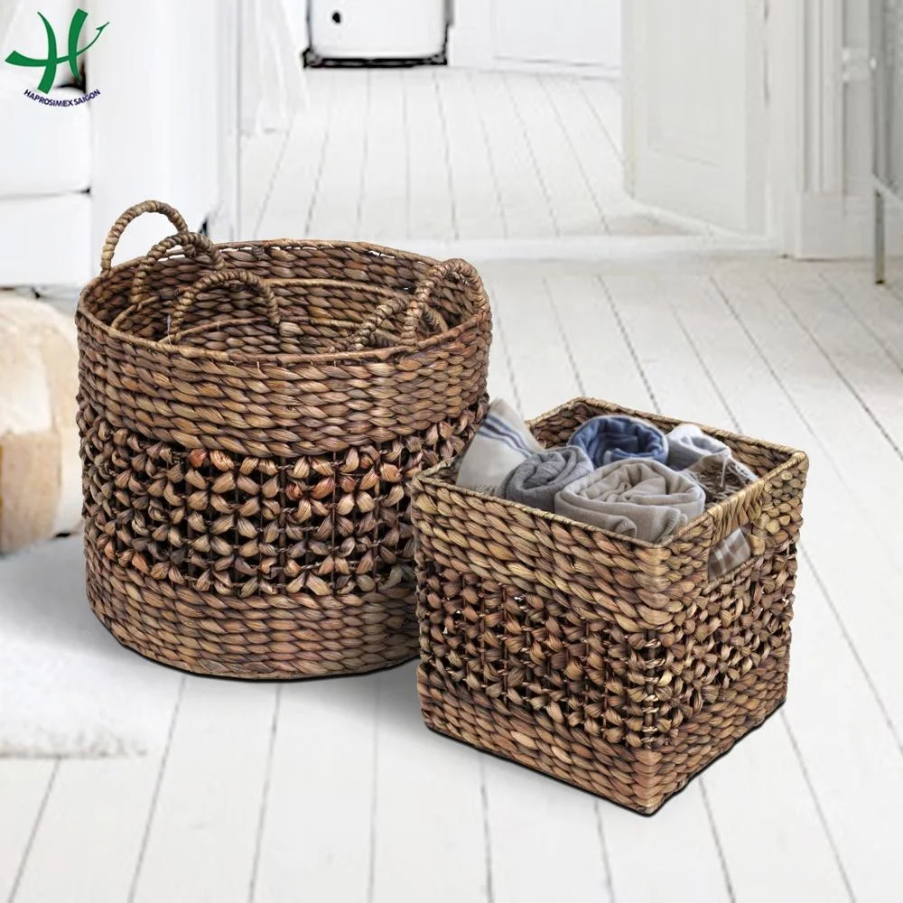 Summer Woven Storage Basket, Clothes Storage Basket for  storage & organization, natural material