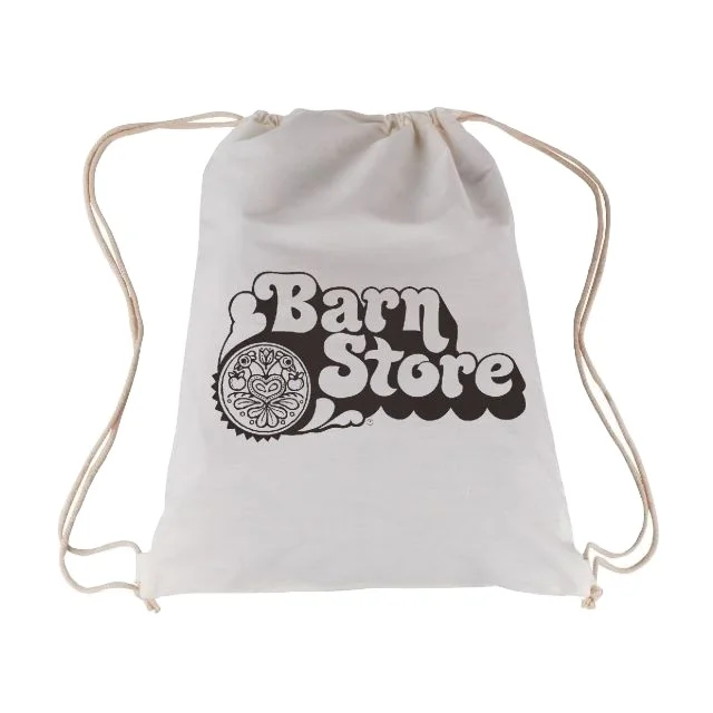 Custom cute small cotton canvas drawstring tote bag travelling cartoon mini foldable school bags women backpack back pack