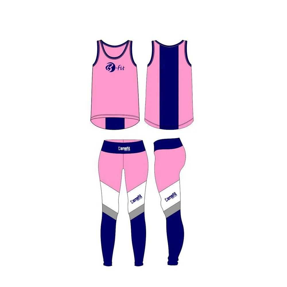  Женский комплект леггинсов для спортзала спортивные майки женщин