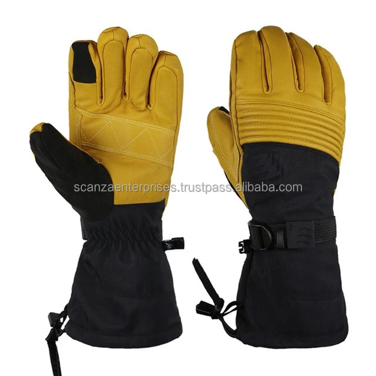 Winter Ski Waterproof Snowboarding Winter Sports Custom Logo Skiing Motorcycle Ski Snow Gloves Women Men OEM Custom Logo Size