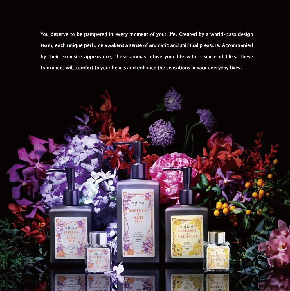 Body Care and Skin Care Fragrance Body Lotion (Saffron & Mate Tea)