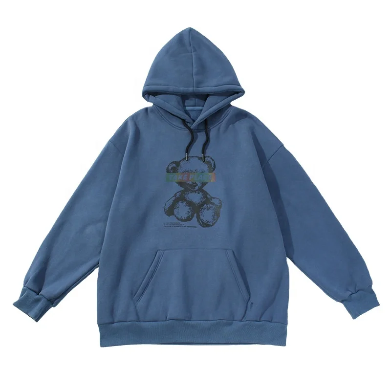  Производство Oem новый стиль 100% хлопок Повседневный пуловер с карманами и принтом мужская Толстовка