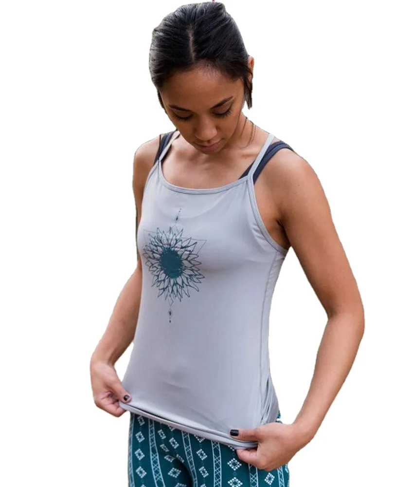 Новая модная Свободная Женская дышащая майка для спортзала на заказ с принтом вашего логотипа