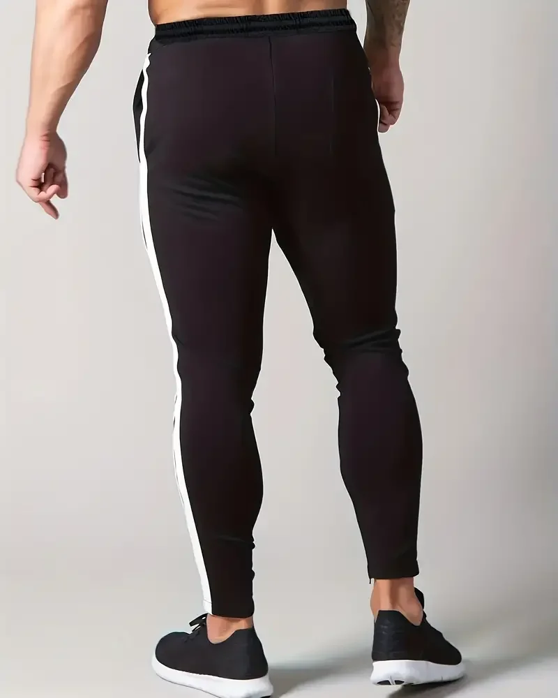 Hot Selling Fitness Jogging Pants Men Elastic Custom Joggers Sweatpants Sports Pants Casual Knitted 100% Cotton Embroidered