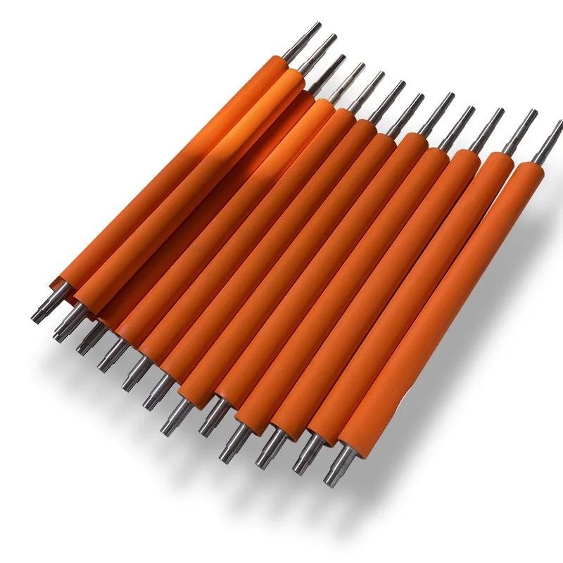 China high quality polyurethane roller polyurethane rubber coated roller for machines