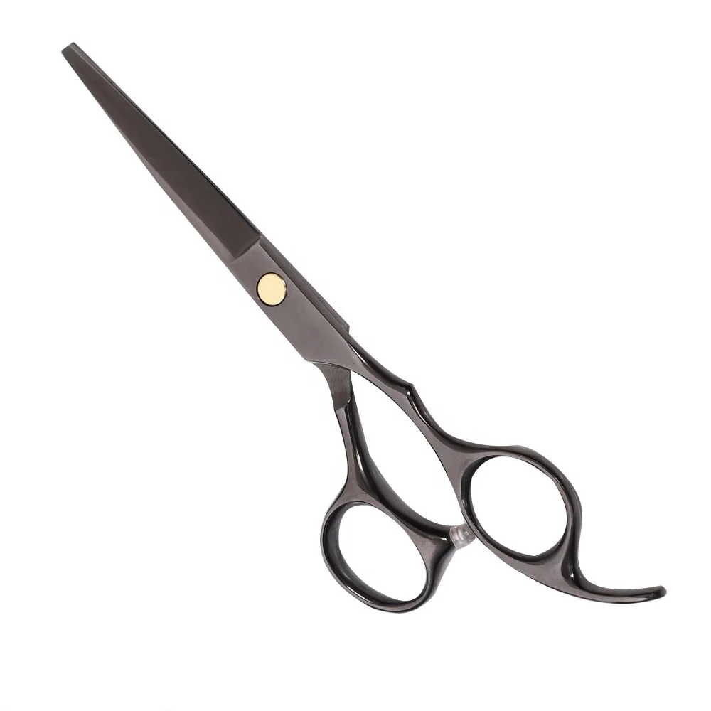 Профессиональные ножницы для стрижки волос с пользовательским логотипом Amazon оптовые цены ручка из нержавеющей стали и прямой кончик лезвия