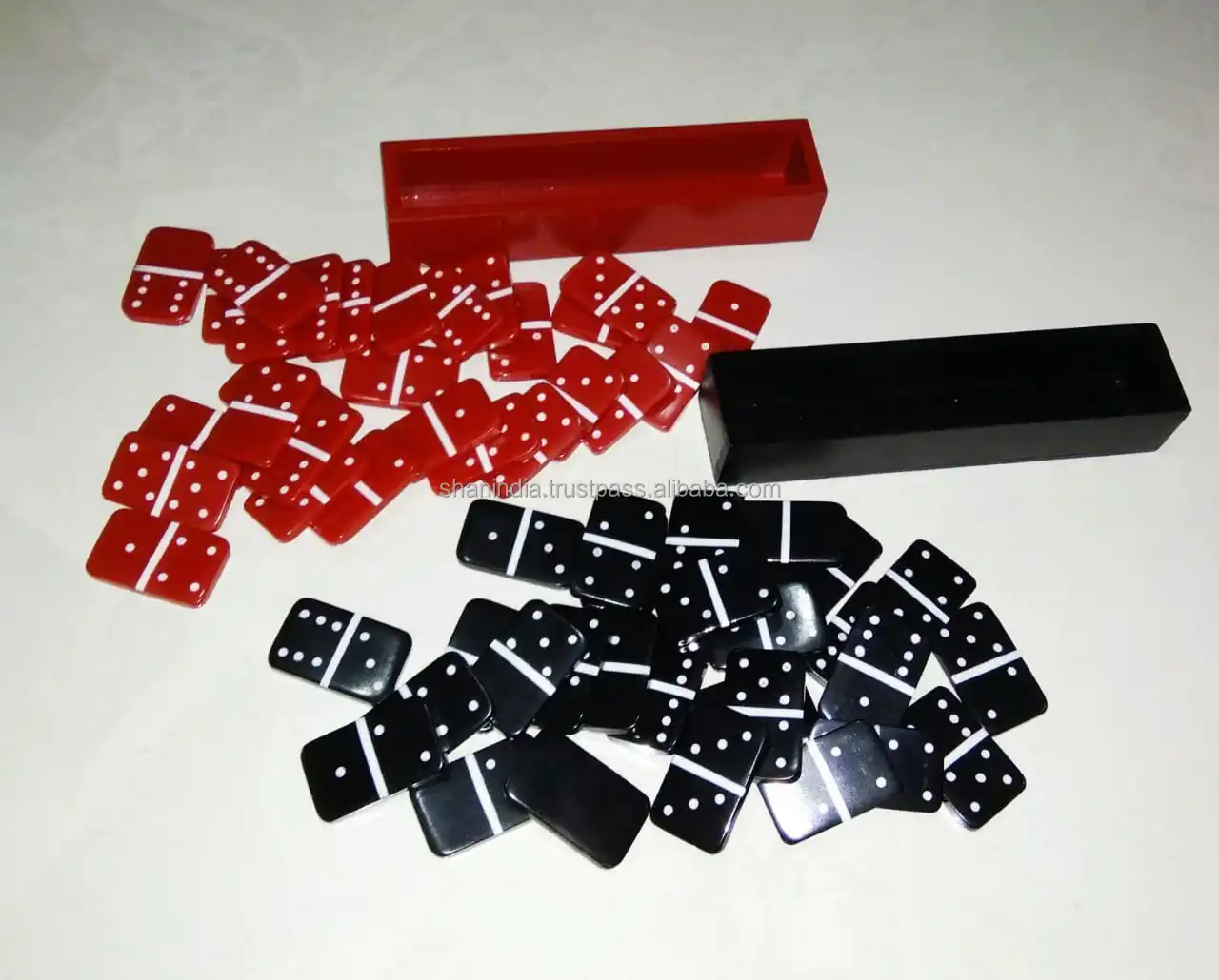 Best quality handmade Resin Wood acrylic Domino Games for homes Entertainment