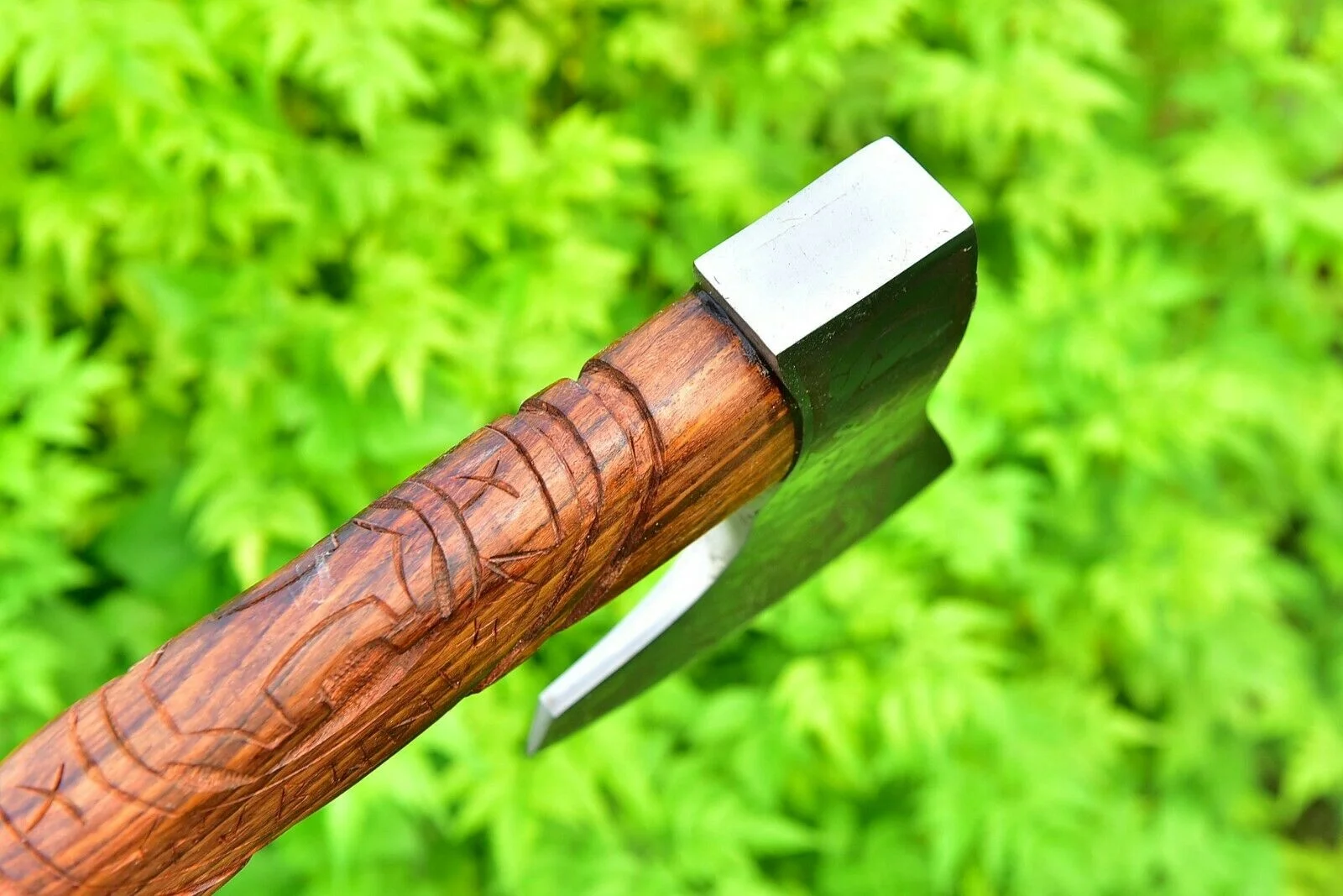 Красивое лезвие Sizzco ручной работы из высокоуглеродистой стали инструмент для улицы лес Охота Выживание топор гравирование ручка искусство