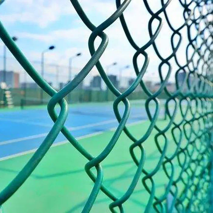 Factory Prices PVC Diamond V-Mesh Horse Link Fence Anti Clamp Safety Home Woven Chain Link Wire Mesh Fence