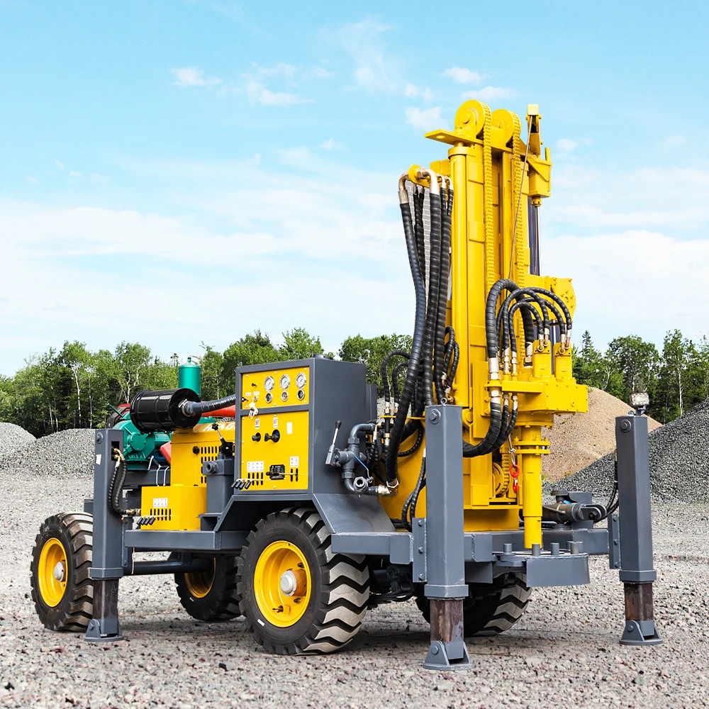 hengwang crawler 600m 500m 400m 300m 200m 100m pneumatic borehole water well drilling rig for sale in dubai