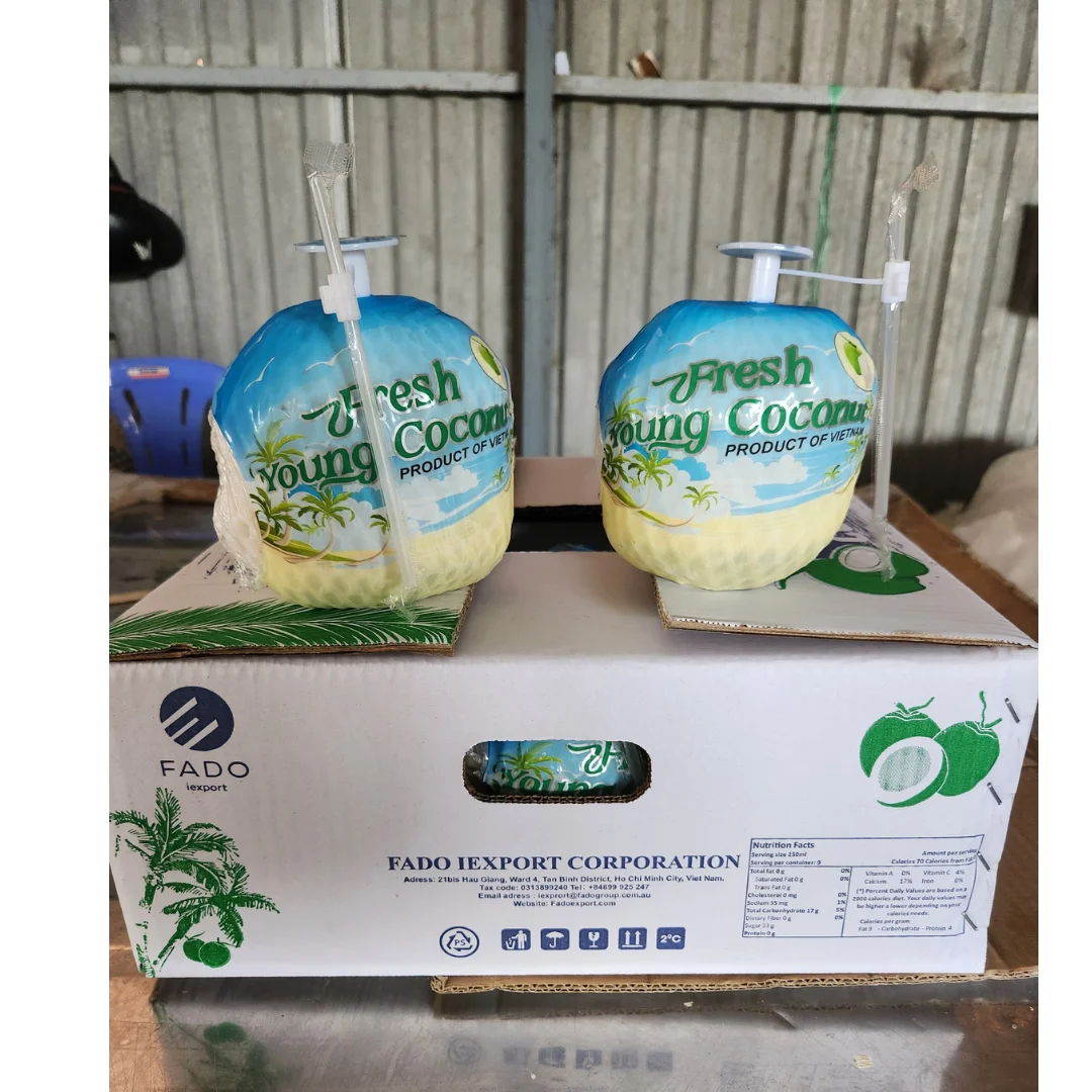 Fresh Coconuts Wholesales 2024 Vietnam Coconut Easy Open High Quality Green Coconut in Viet Nam Ready To Ship